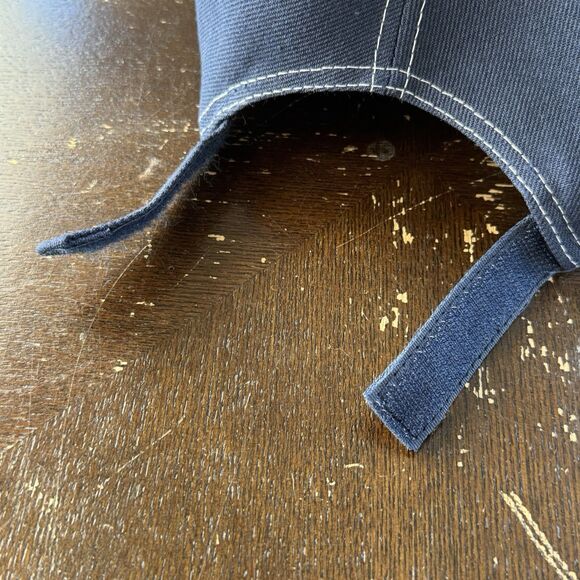 Florida Hat Blue Strap Back Baseball Cap One Size Raised Stitch Lettering Patch - Picture 10 of 10